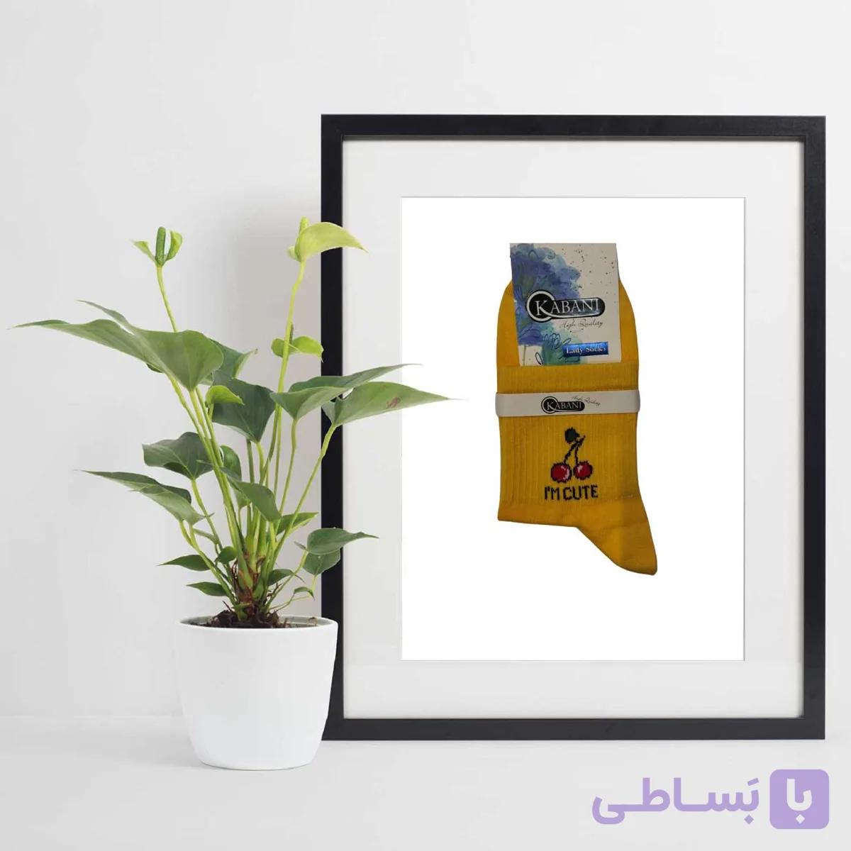 جوراب دخترانه و زنانه نیم ساق Kabani کد 8050 — تصویر 1
