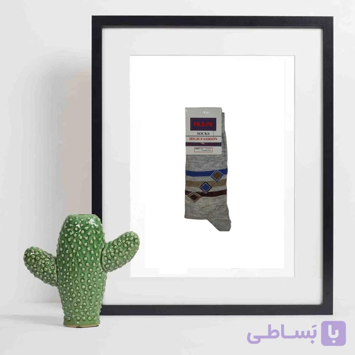 جوراب مردانه نانو کلاسیک پک نایلونی PA.B.PA — تصویر 1