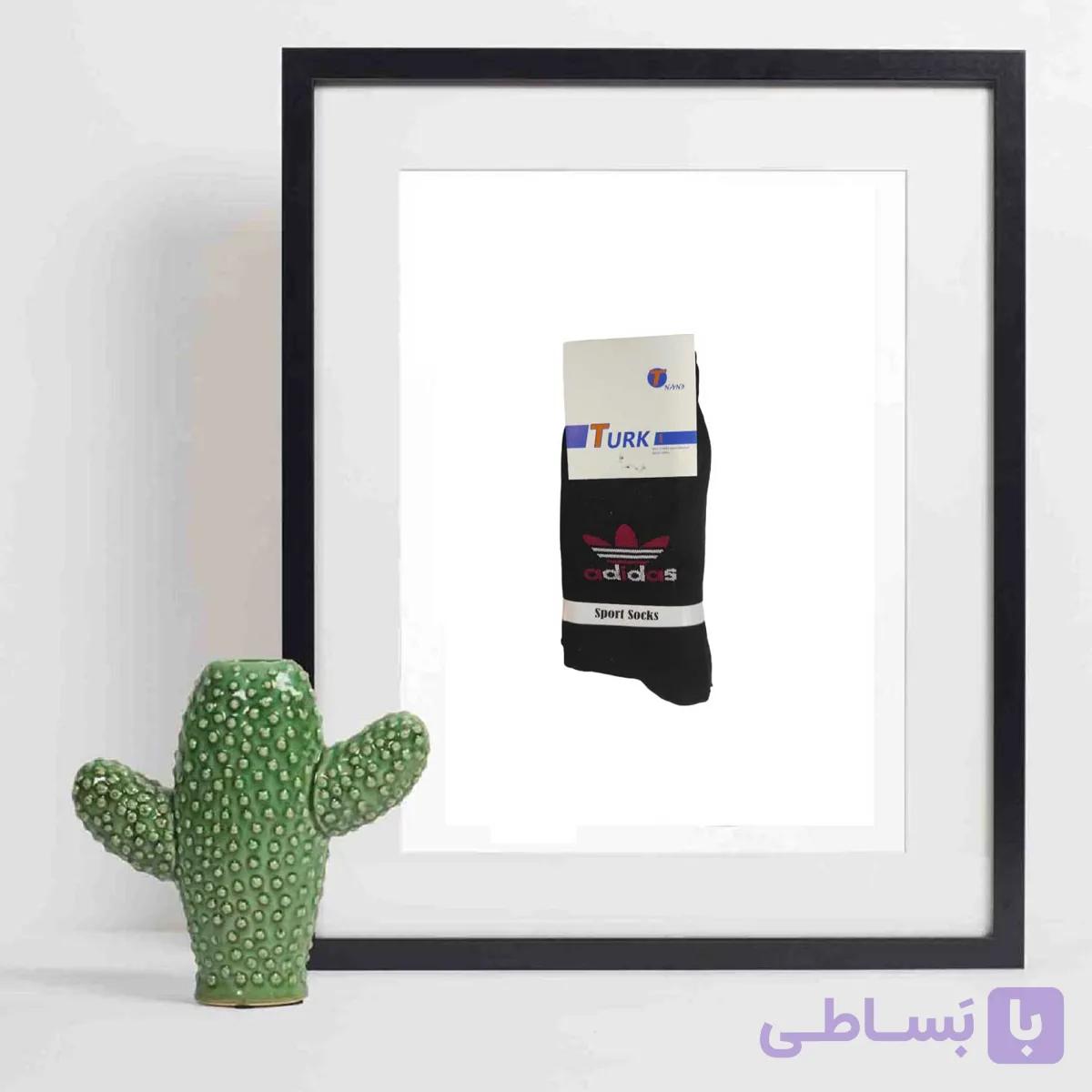 جوراب مردانه نانو کلاسیک Turk طرح آدیداس adidas