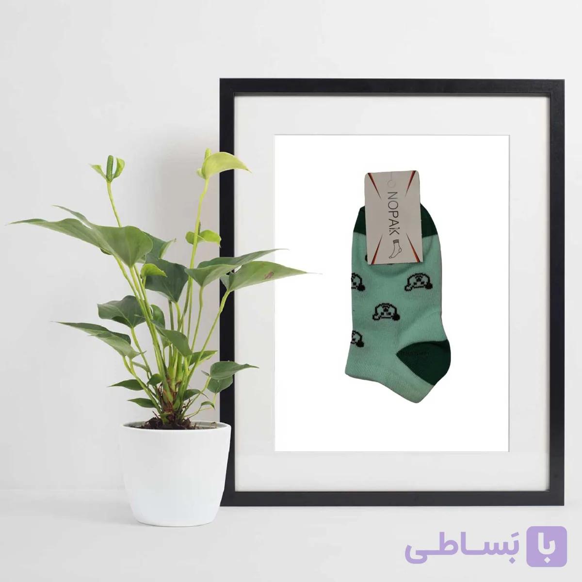 جوراب دخترانه مچی Nopak دورنگ — تصویر 1