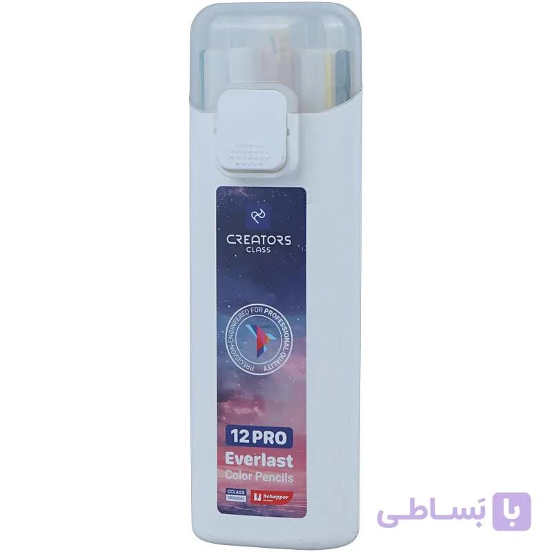 مداد رنگی اتودی 12 رنگ کریتورز کلاس Everlast Pro CP30-12 — تصویر 1