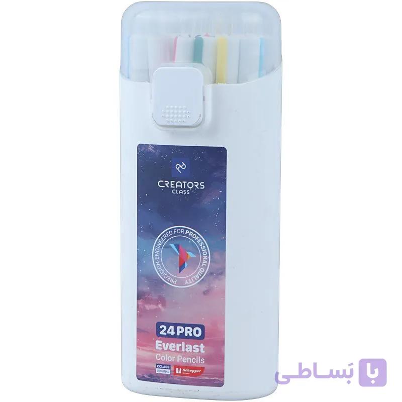 مداد رنگی اتودی 18 رنگ کریتورز کلاس Everlast Pro CP30-18 — تصویر 1