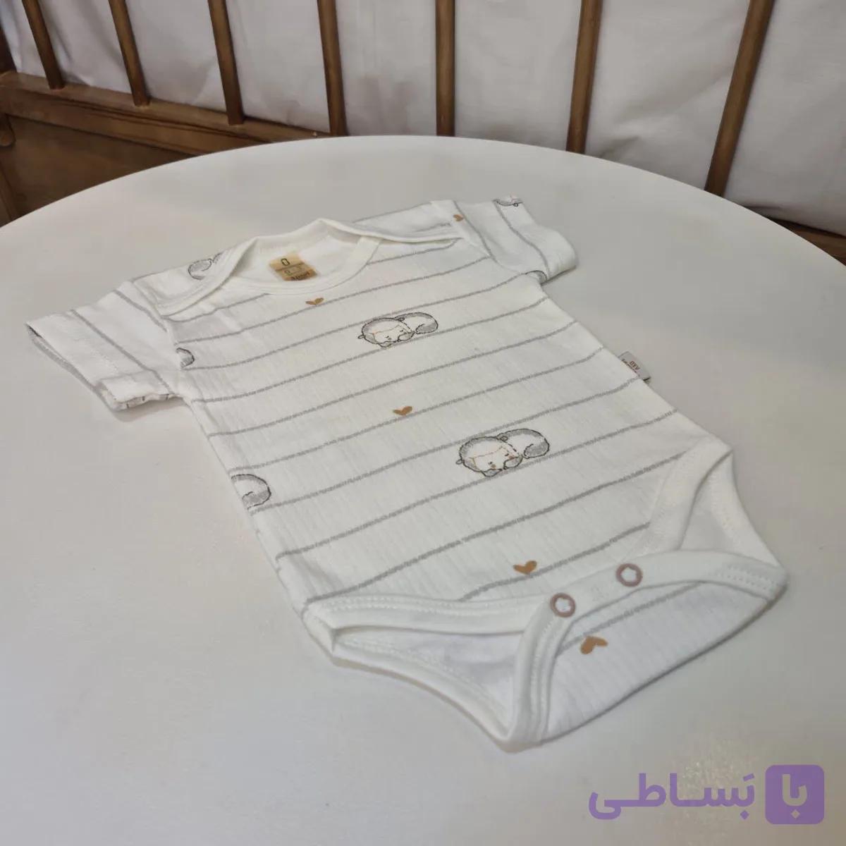آستین کوتاه تیکه ای ببعی