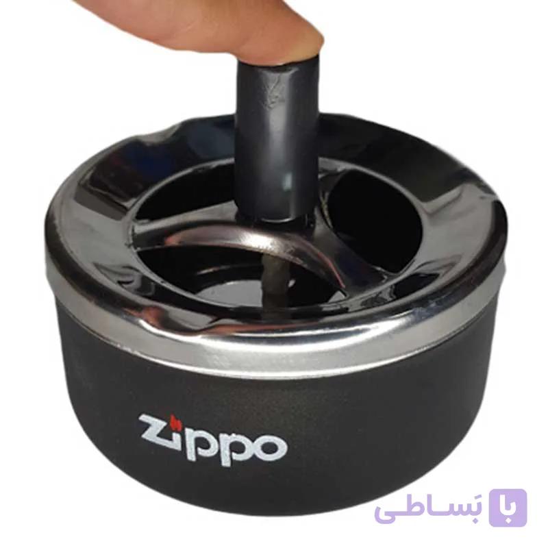 زیر سیگاری چرخشی زیپو با شاسی تخلیه برند زیپو — تصویر 1