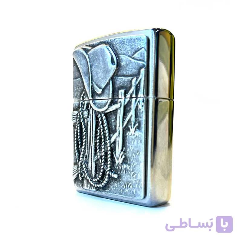 فندک زیپو اصل کابوی کد 24879 ZIPPO Resting Cowboy