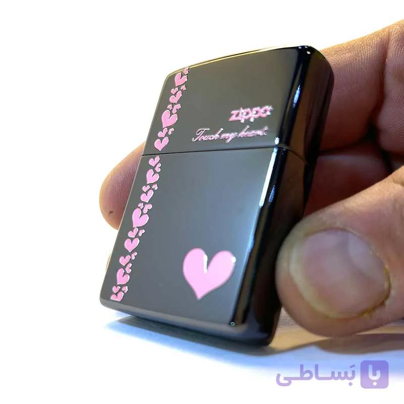 فندک زیپو اصل قلب من کاستوم ژاپن استیل آیس ZIPPO MY HEART — تصویر 1