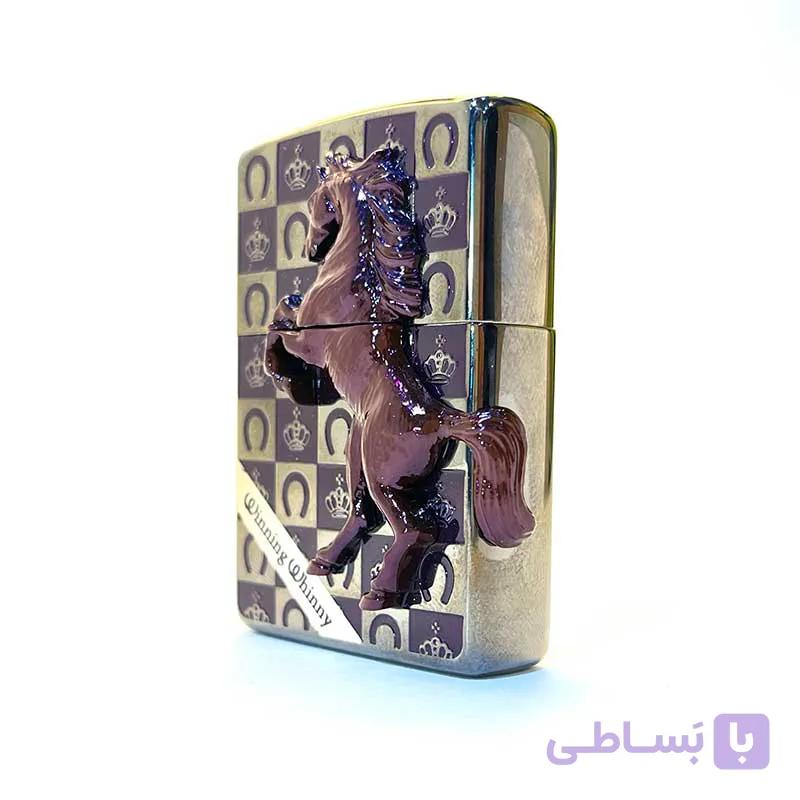 فندک زیپو اصل اسب کاستوم ژاپن مدل ZIPPO ZBT-5-3F — تصویر 1