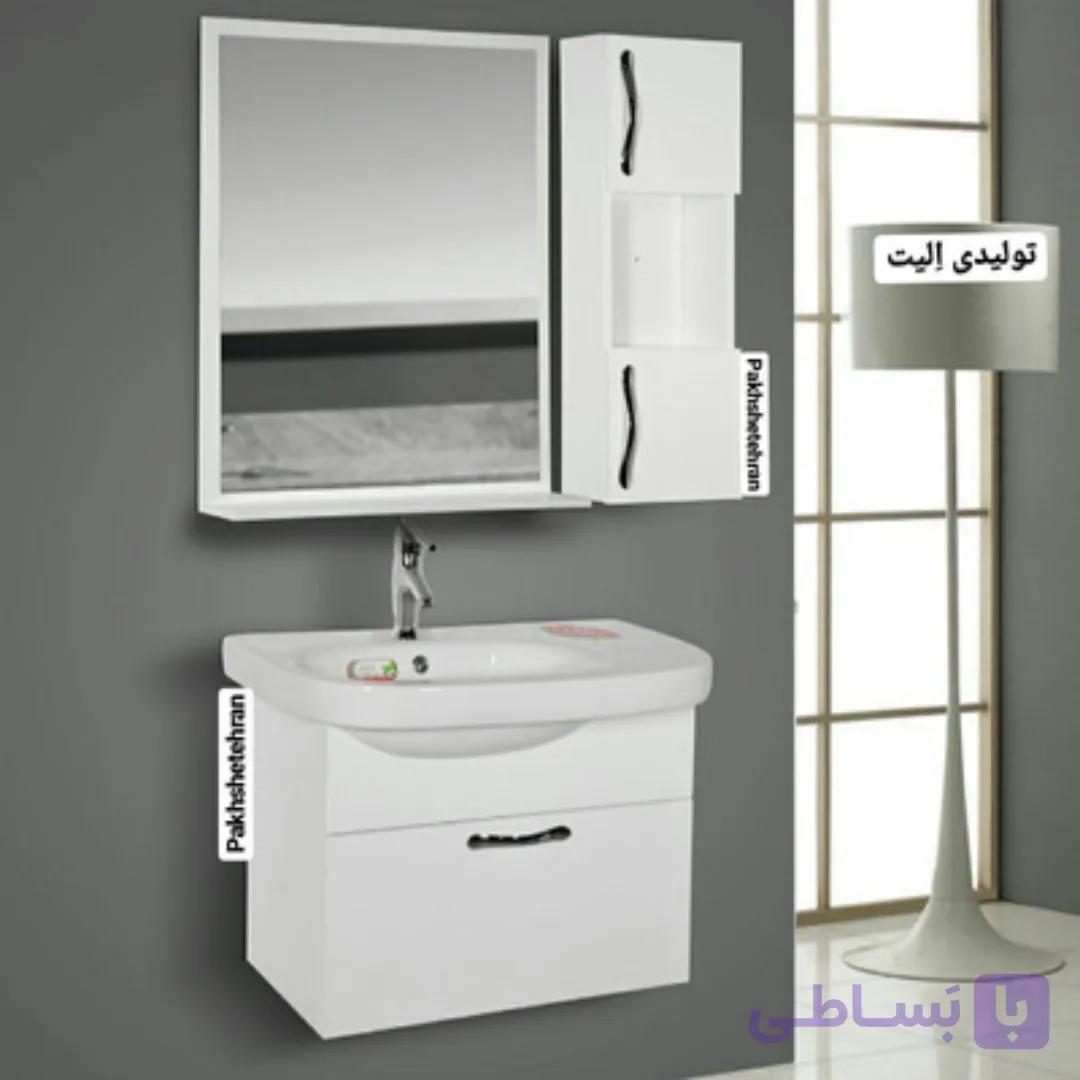 روشویی کابینت دار فلورا دیواری 65 سانت