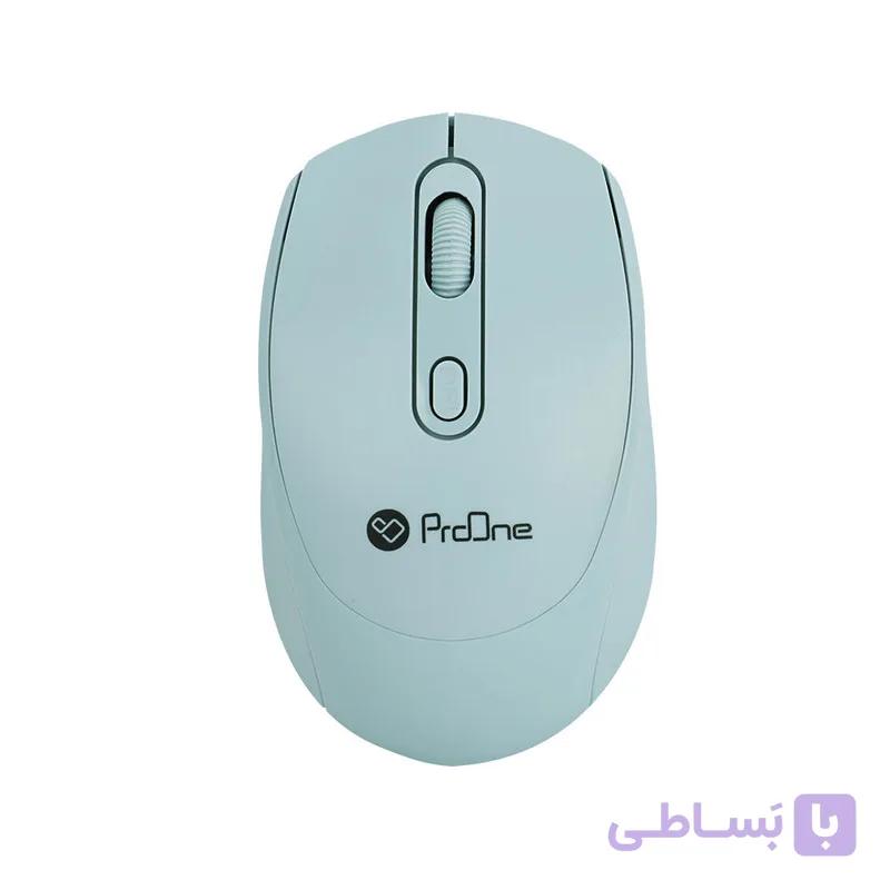 ماوس بی سیم پرووان مدل PMW75 (آبی کم‌رنگ) — تصویر 1
