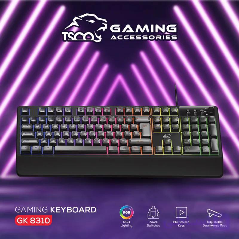 کیبورد گیمینگ شبه مکانیکال تسکو مدل GK 8310 Ares — تصویر 1