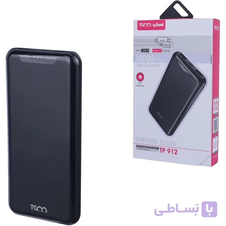 پاوربانک تسکو مدل TP 912