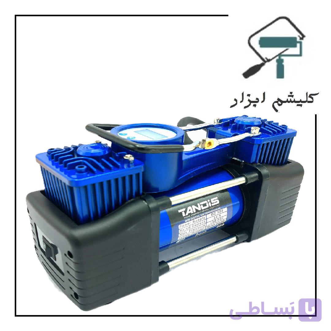 خرید کمپرسور باد فندکی دو سیلندر تندیس | قیمت و مشخصات کامل — تصویر 1