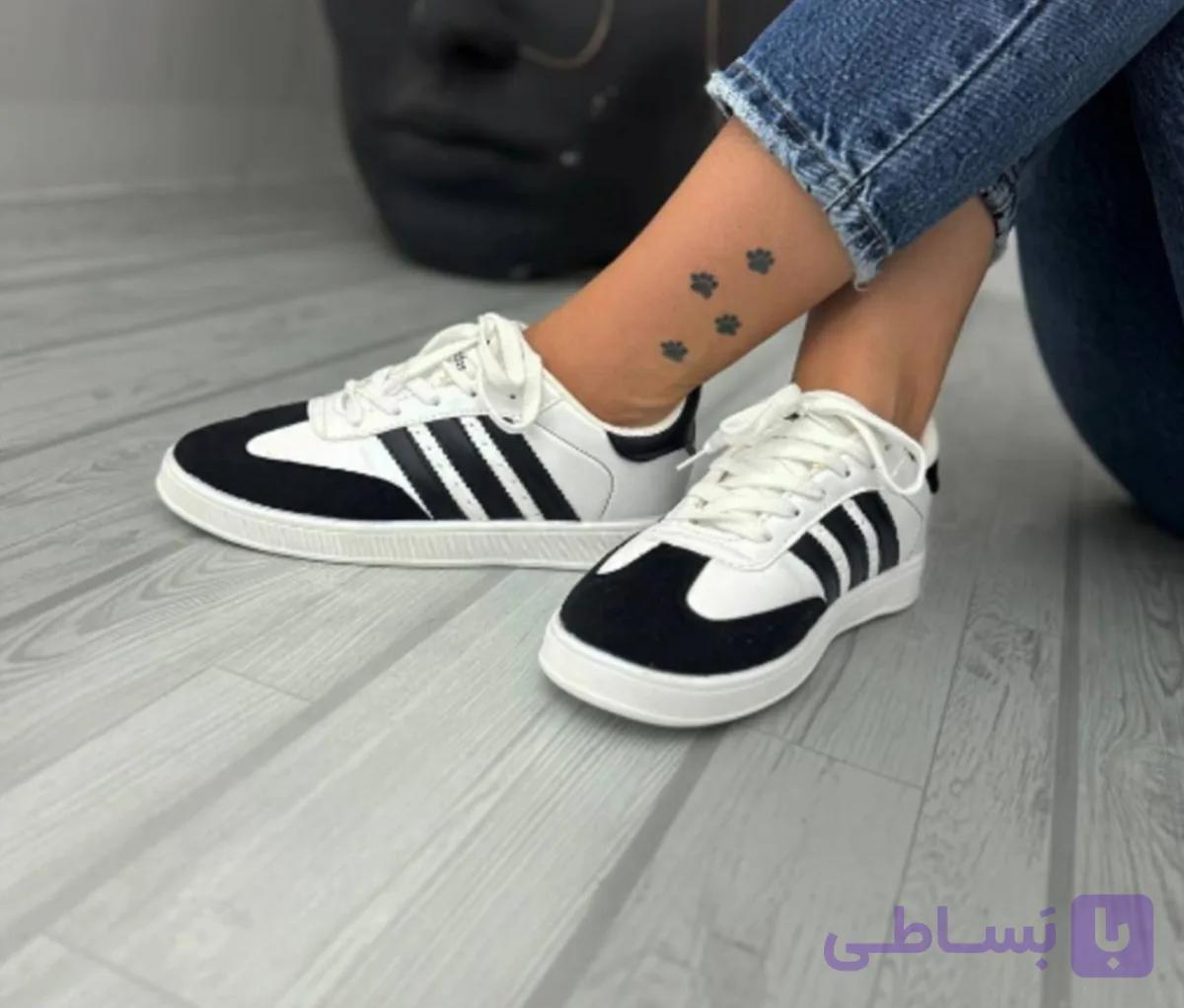 کتونی سامبا اسپرت سفید