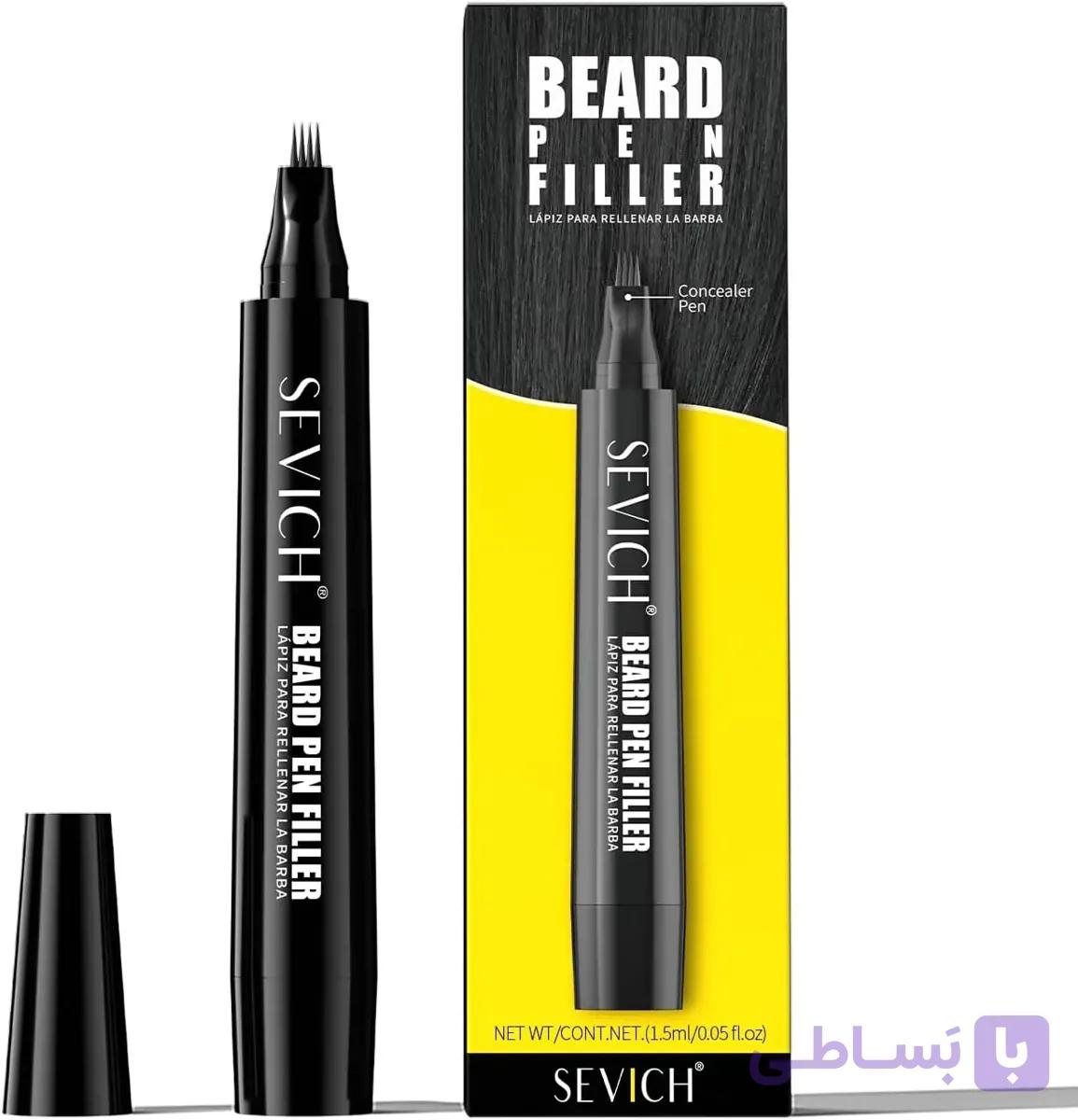 مداد پرکننده ریش مشکی سویچ | SEVICH Beard Pencil — تصویر 1