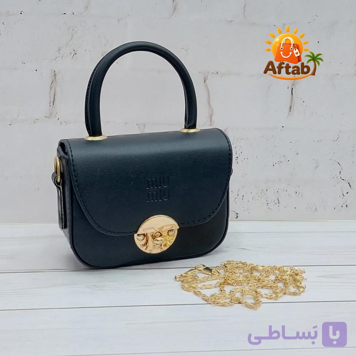 کیف دوشی مینی زنانه دخترانه طرح MIUMIU — تصویر 1