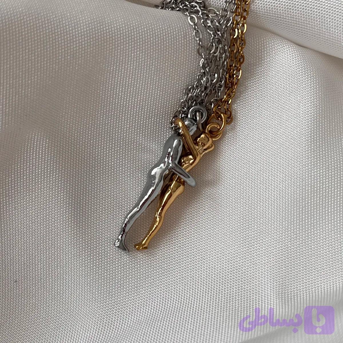 ست گردنبند دو نفره آغوش