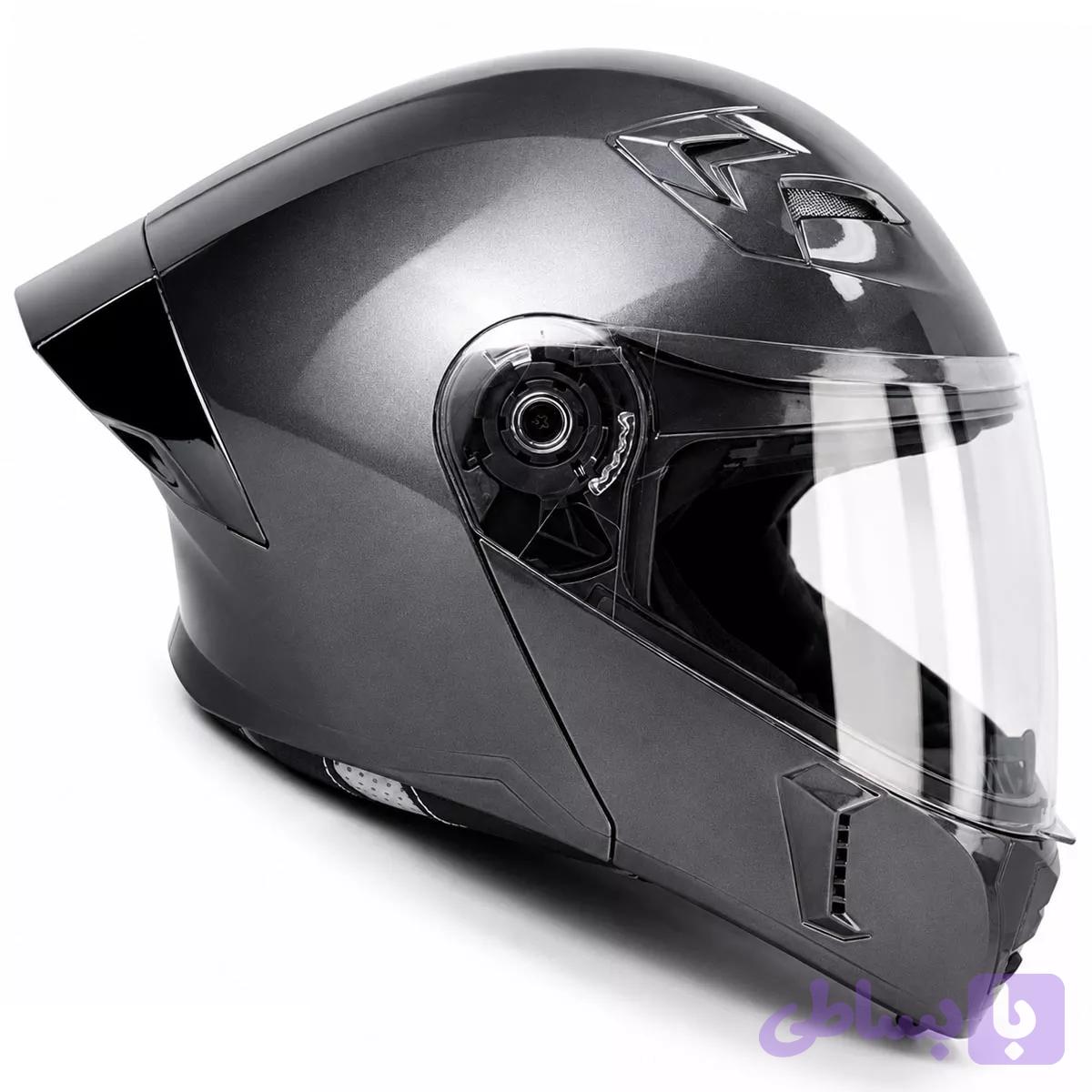 کلاه کاسکت فک متحرک Steelbird Air بدون عینک طلق اضافه استیل برد کد ۲۳۷۶ – سایز L — تصویر 1