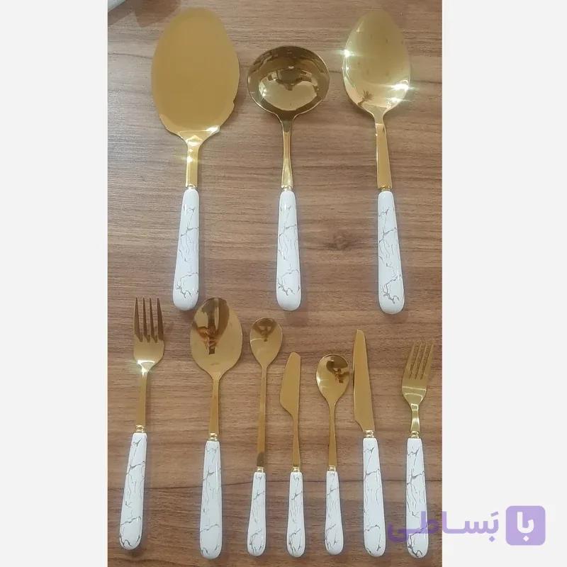 سرویس کامل  قاشق چنگال سرامیکی