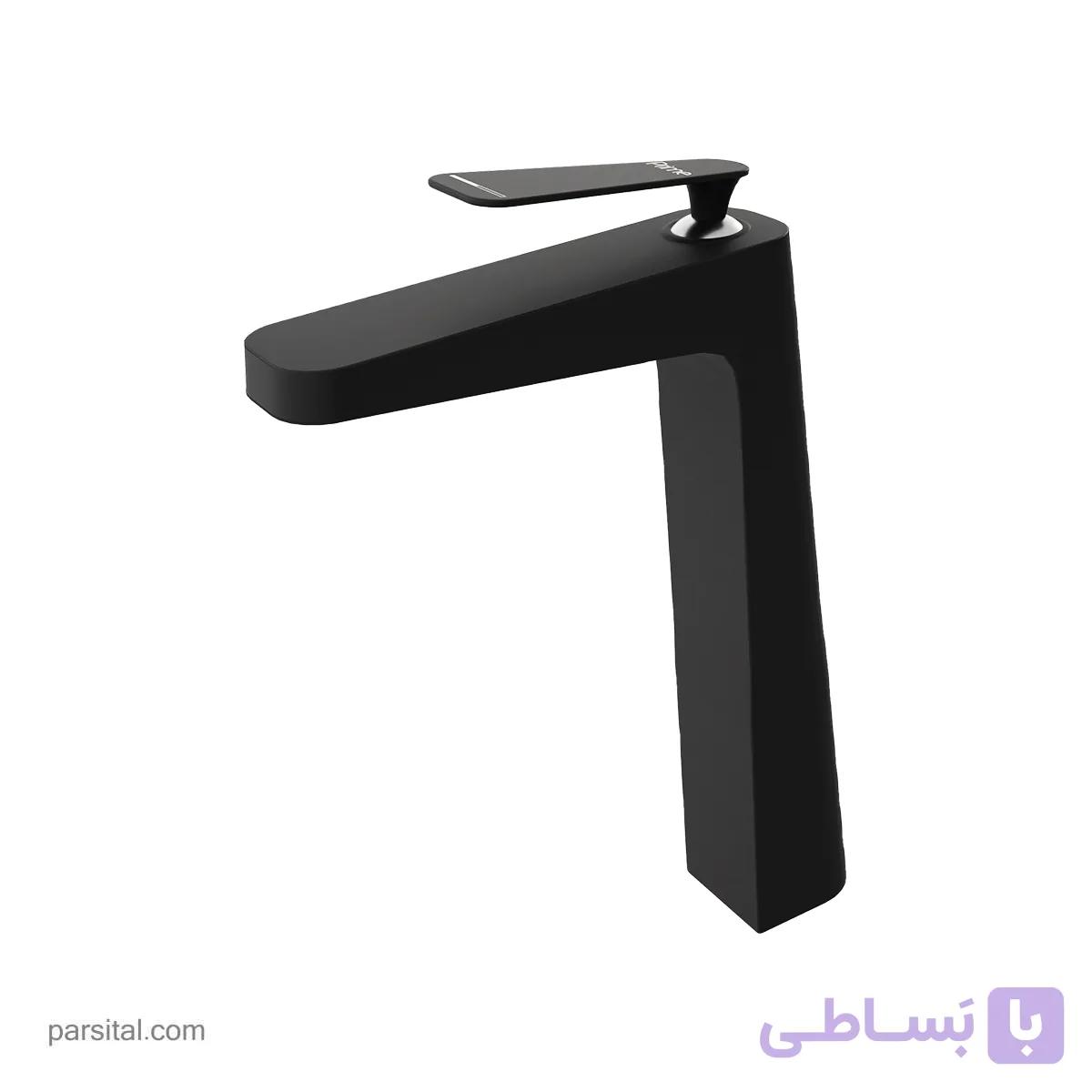 شیر روشویی پرایم مدل هرا مشکی — تصویر 1