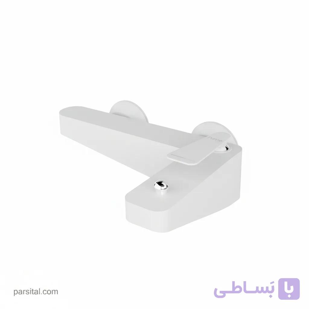 شیر حمام پرایم مدل هرا سفید — تصویر 1