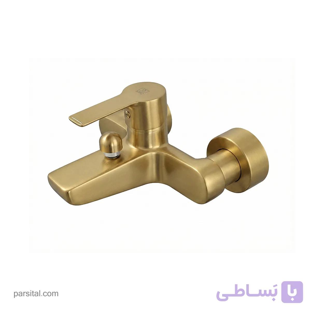 شیر توالت کی دبلیو سی مدل ریتا طلا مات — تصویر 1