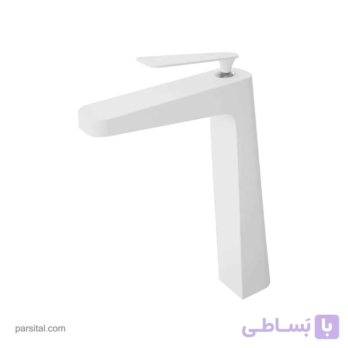 شیر روشویی پرایم مدل هرا سفید — تصویر 1