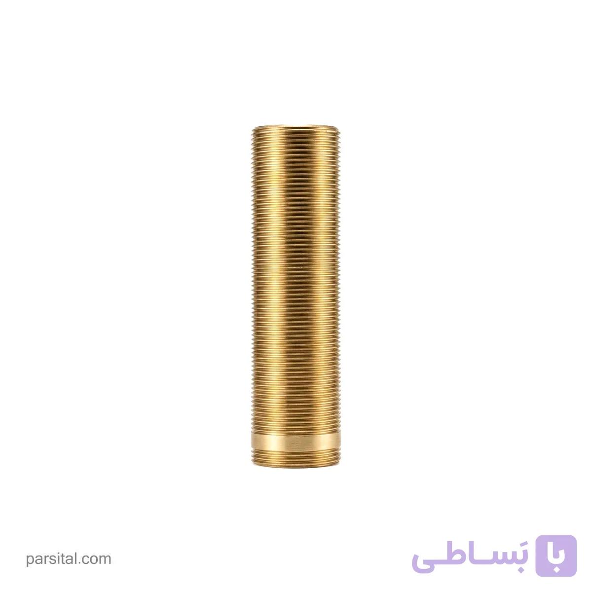 مغزی زیر شیر اهرمی برنجی ناب 34 در 42 ارتفاع 12 سانت — تصویر 1