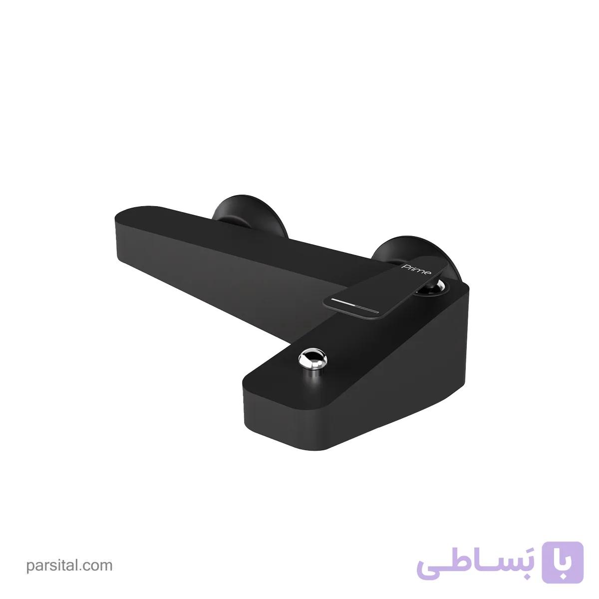 شیر حمام پرایم مدل هرا مشکی — تصویر 1