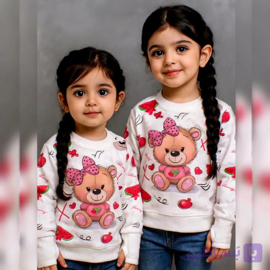 بلوز تک  فینگردار دخترانه سایز 40 کد 1089