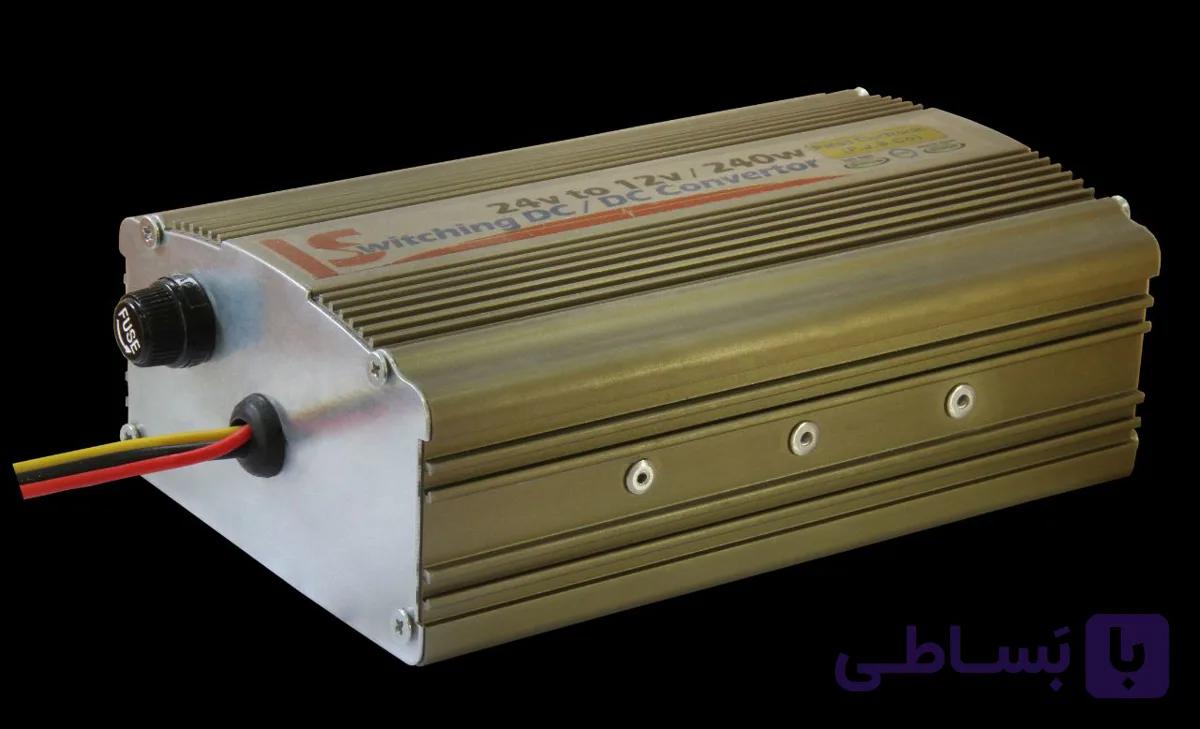 مبدل 24 به 12 ولت 20 آمپر 24v to 12v convertor