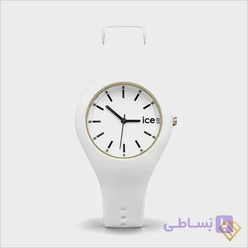 ساعت مچی زنانه سیلیکونی ICE سفید — تصویر 1