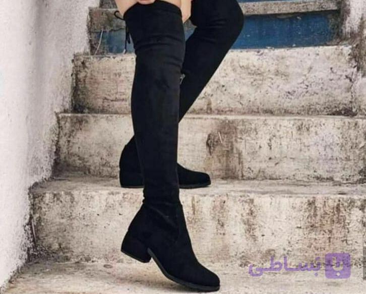 بوت جورابی سوییت پاشنه کوتاه کفش پوتین شیک مجلسی زنانه ( 8700 )