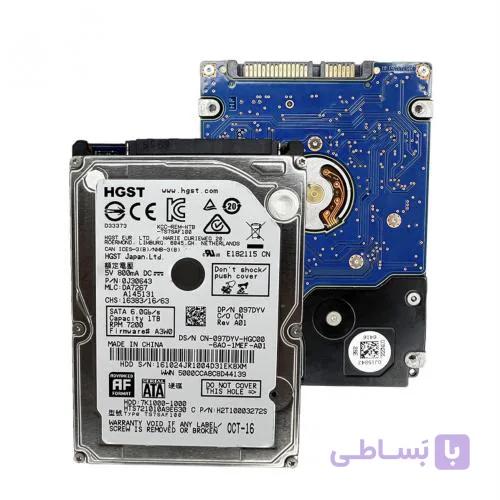 هارددیسک اینترنال لپ تاپ HGST ظرفیت 1 ترابایت مدل HTS721010A9E630 — تصویر 1