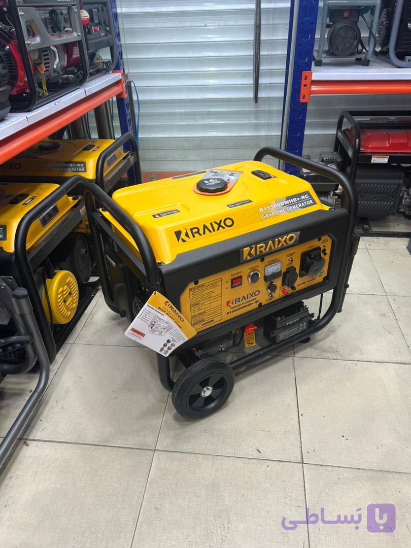موتور برق RAIXO مدل R15500DWHB تکفاز.10kwباریموت استارت