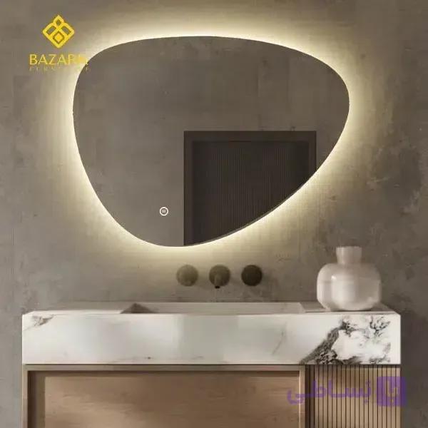آینه بک لایت دفرمه مدل 2092