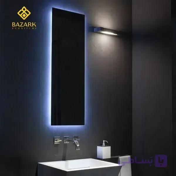 آینه بک لایت مستطیل مدل 2118