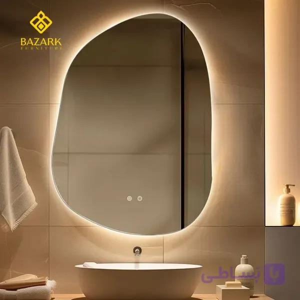 آینه بک لایت دفرمه مدل 2090