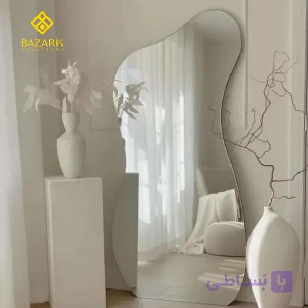 آینه بک لایت قدی دفرمه مدل 2096