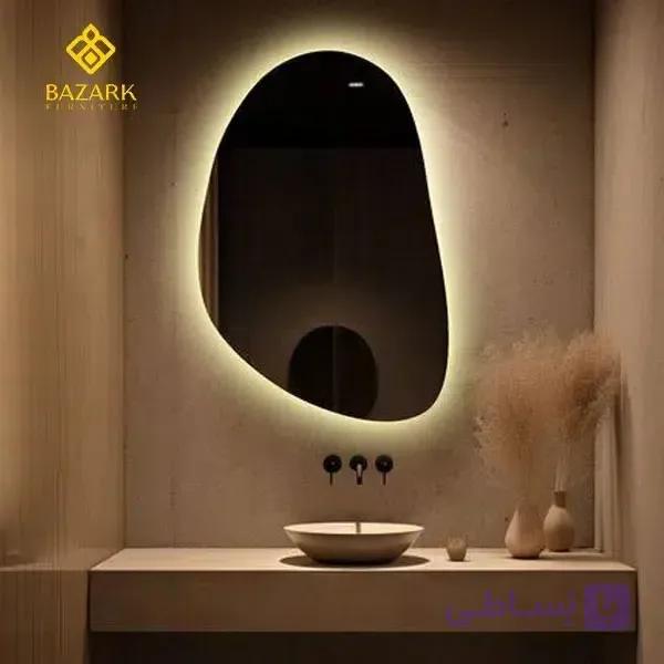 آینه بک لایت دفرمه مدل 2091