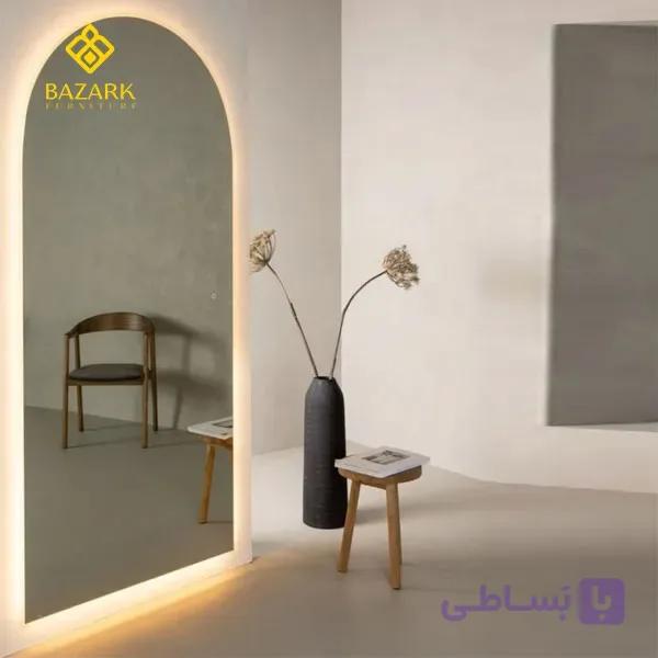 آینه بک لایت قدی مدل 2104