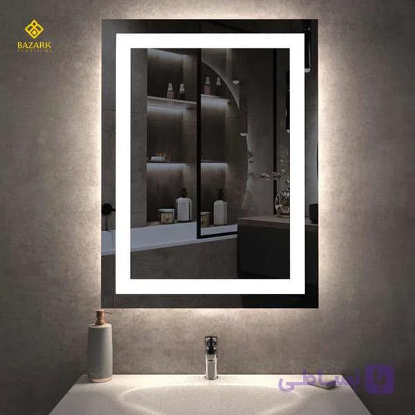 آینه بک لایت مستطیل مدل 2036