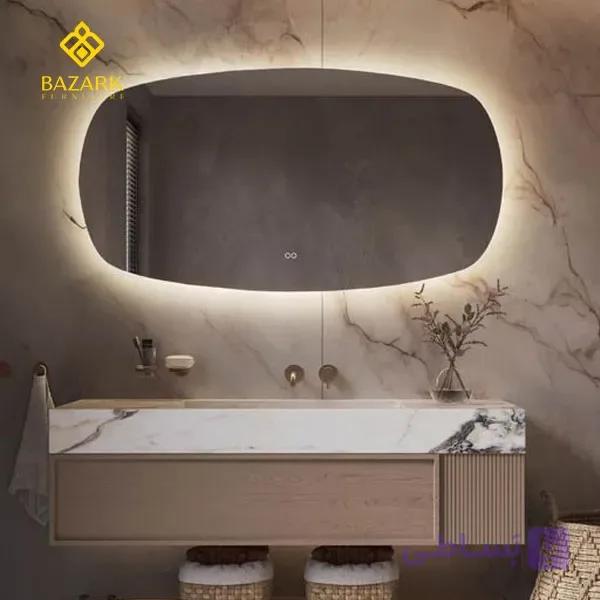 آینه بک لایت دفرمه مدل 2077