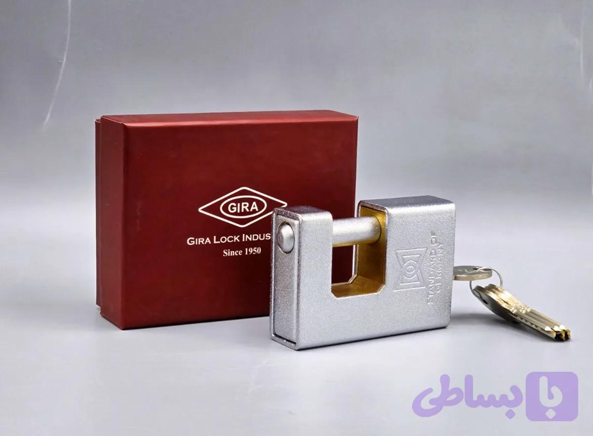 قفل کتابی گیرا 036 super G استیل_نقره ای_کروم — تصویر 1