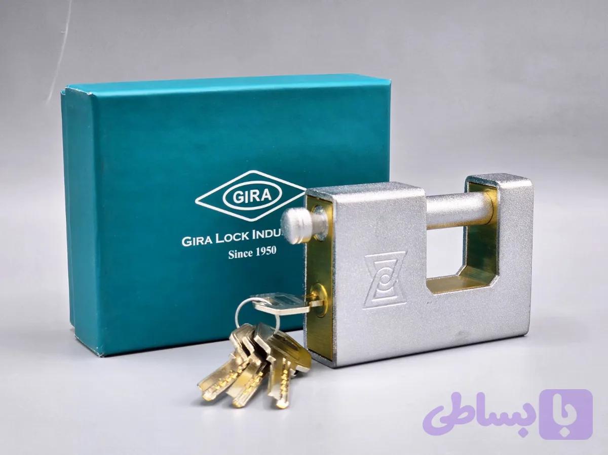قفل کتابی گیرا 970 پاترول کد 038 استیل_نقره ای_کروم — تصویر 1