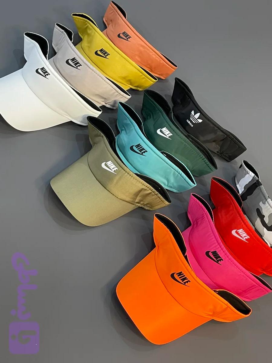 کلاه نقاب دار اسپرت نایک مدل پشت چسب دار جنس شمعی کد 0334