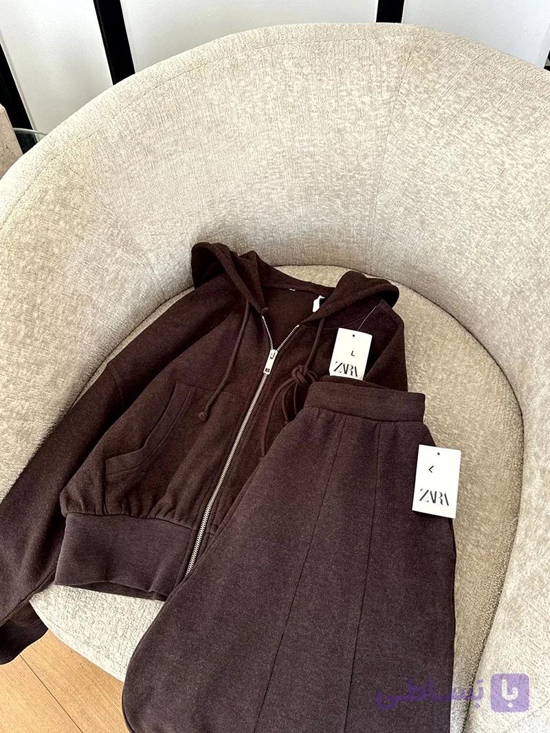 ست دورس و جاگر ZARA قهوه ای کد 50 — تصویر 1