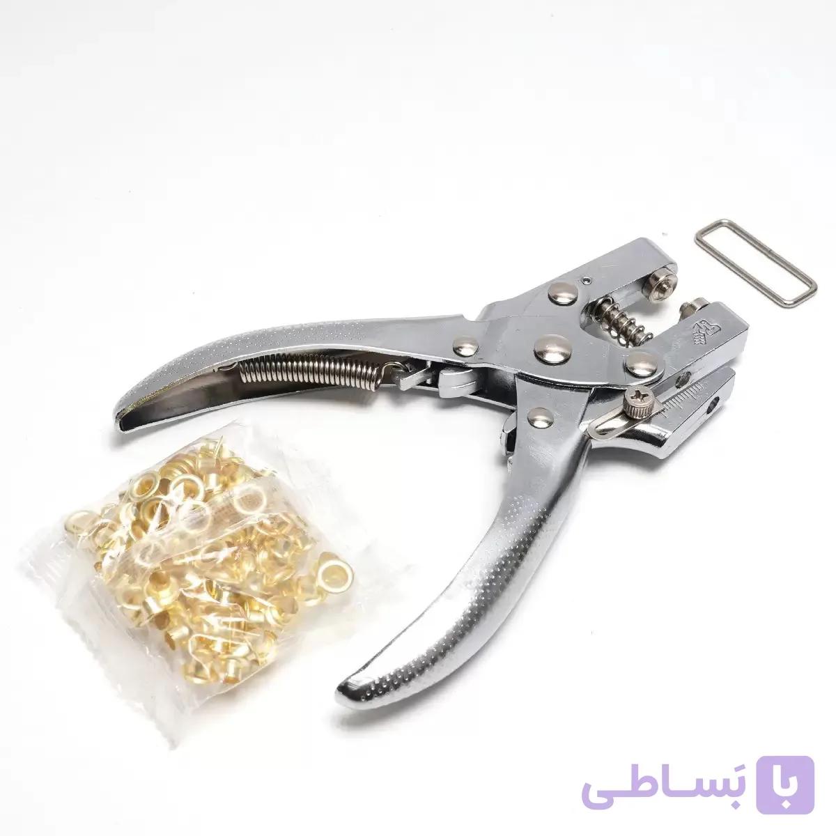 دستگاه دو‌کاره سوراخ کن و پانچ به همراه منگنه — تصویر 1