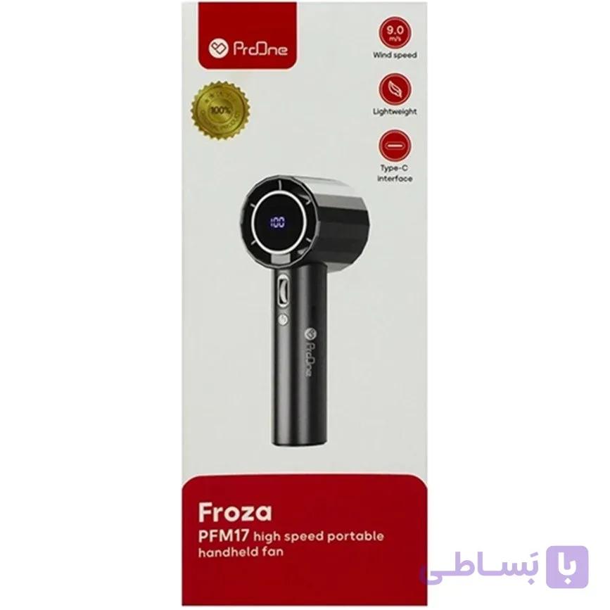 پنکه شارژی پرووان مدل پرووان مدل PFM17 Froza — تصویر 1