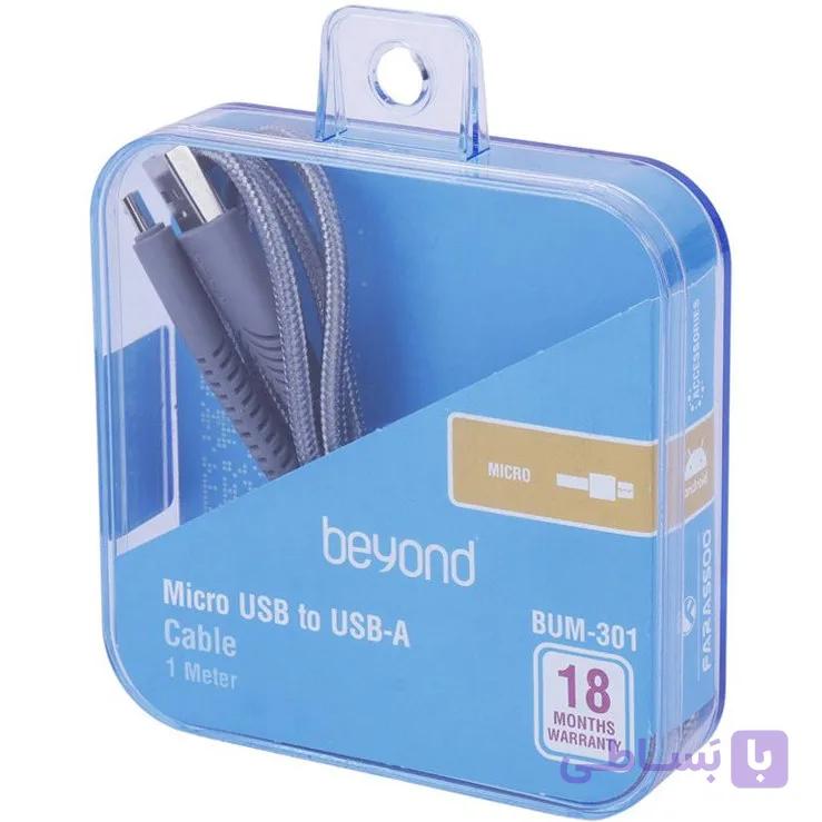 کابل میکرو یو اس بی فراسو مدل BUM-301 طول ۱ متر — تصویر 1