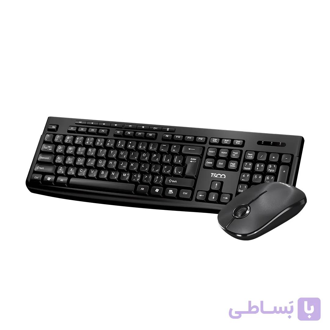 ست ماوس و کیبورد بی‌سیم تسکو مدل TKM7027W — تصویر 1